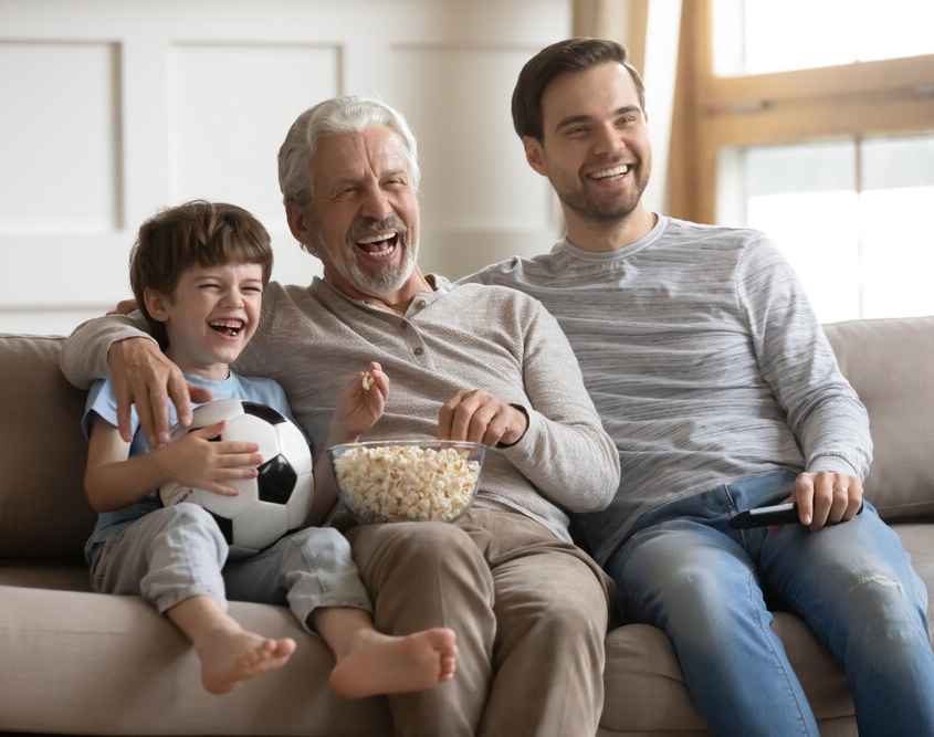 Die ganze Familie mit guten Zähnen
