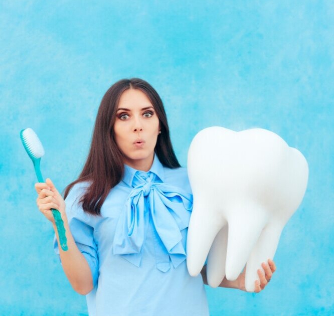 Paradontitis, Zähne putzen